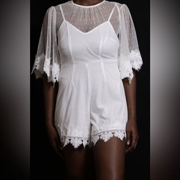 Nasty Gal "See You Again" Crochet Romper – Effortless Chic! - Picture 4 of 4